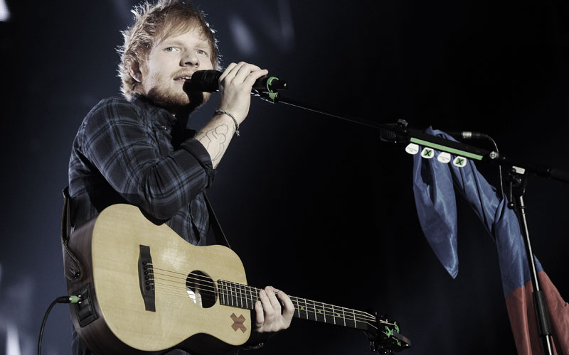 Promis bei Cunard: Ed Sheeran