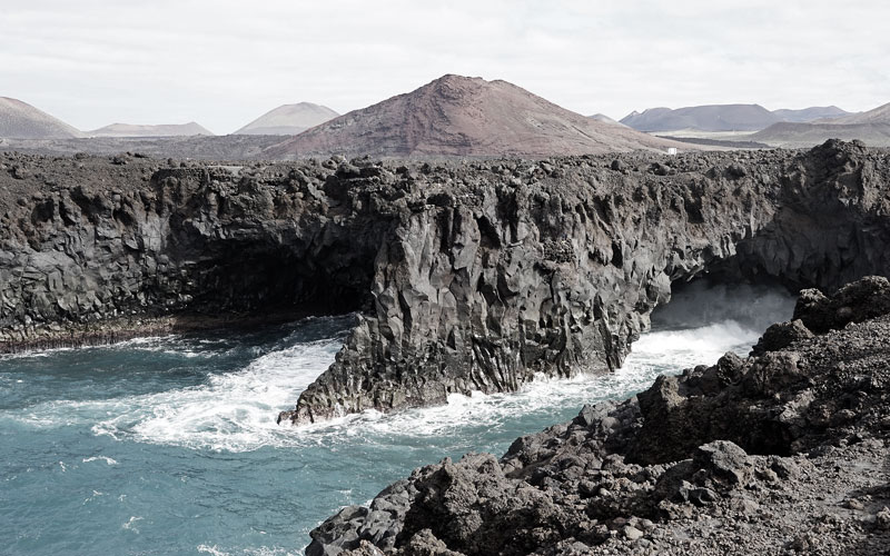 Lanzarote Meeresfelsen Kanaren Kreuzfahrt nach Lanzarote - hier: Die Vulkanfelsen an der Küste