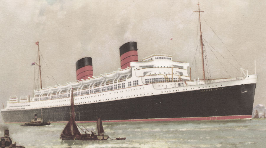 Die RMS Mauretania der Cunard Line