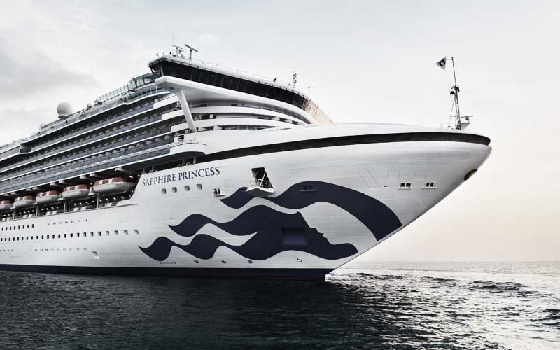 Die Sapphire Princess von Princess Cruises