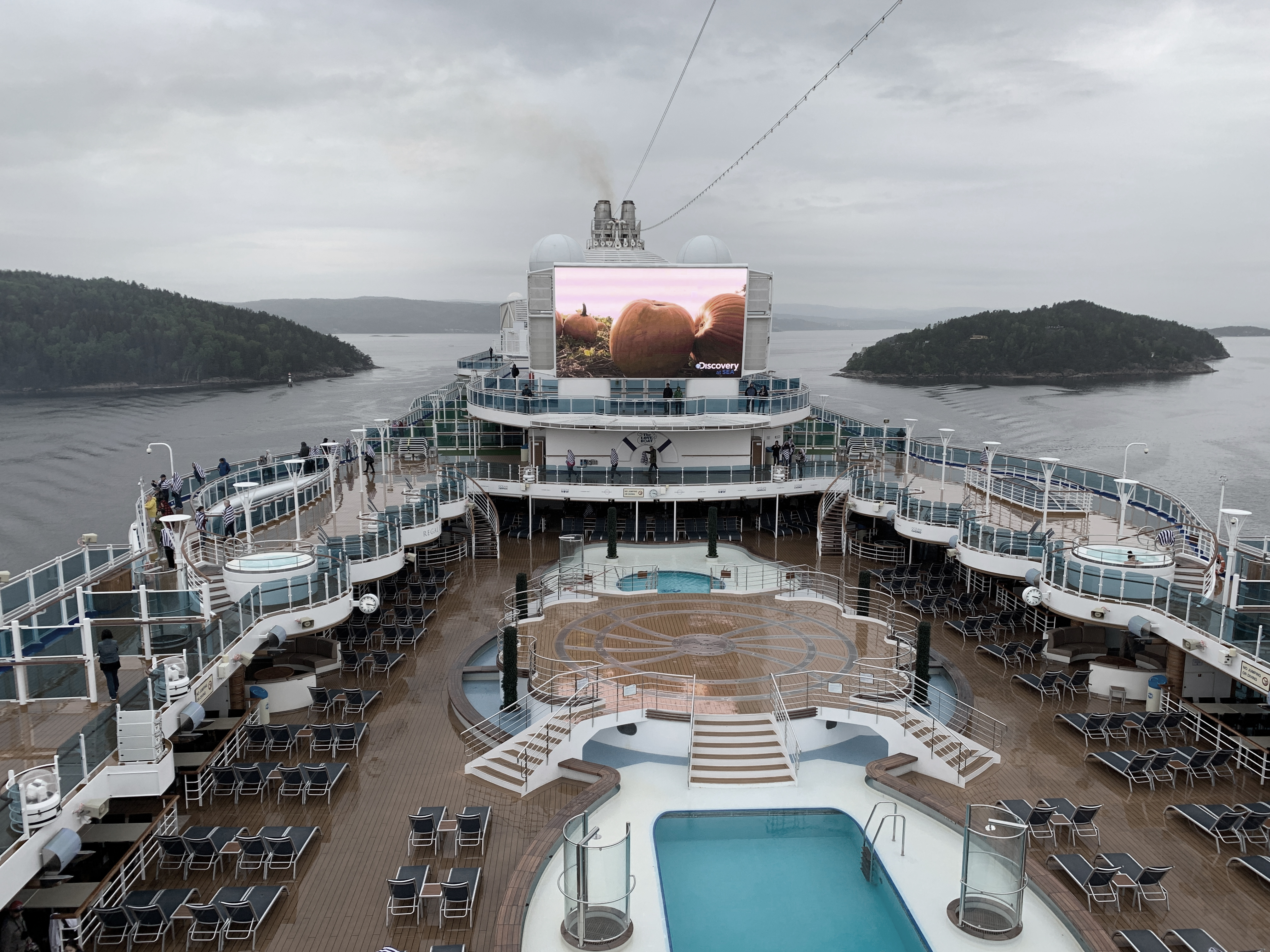 Die Regal Princess durchquert den Oslo-Fjord