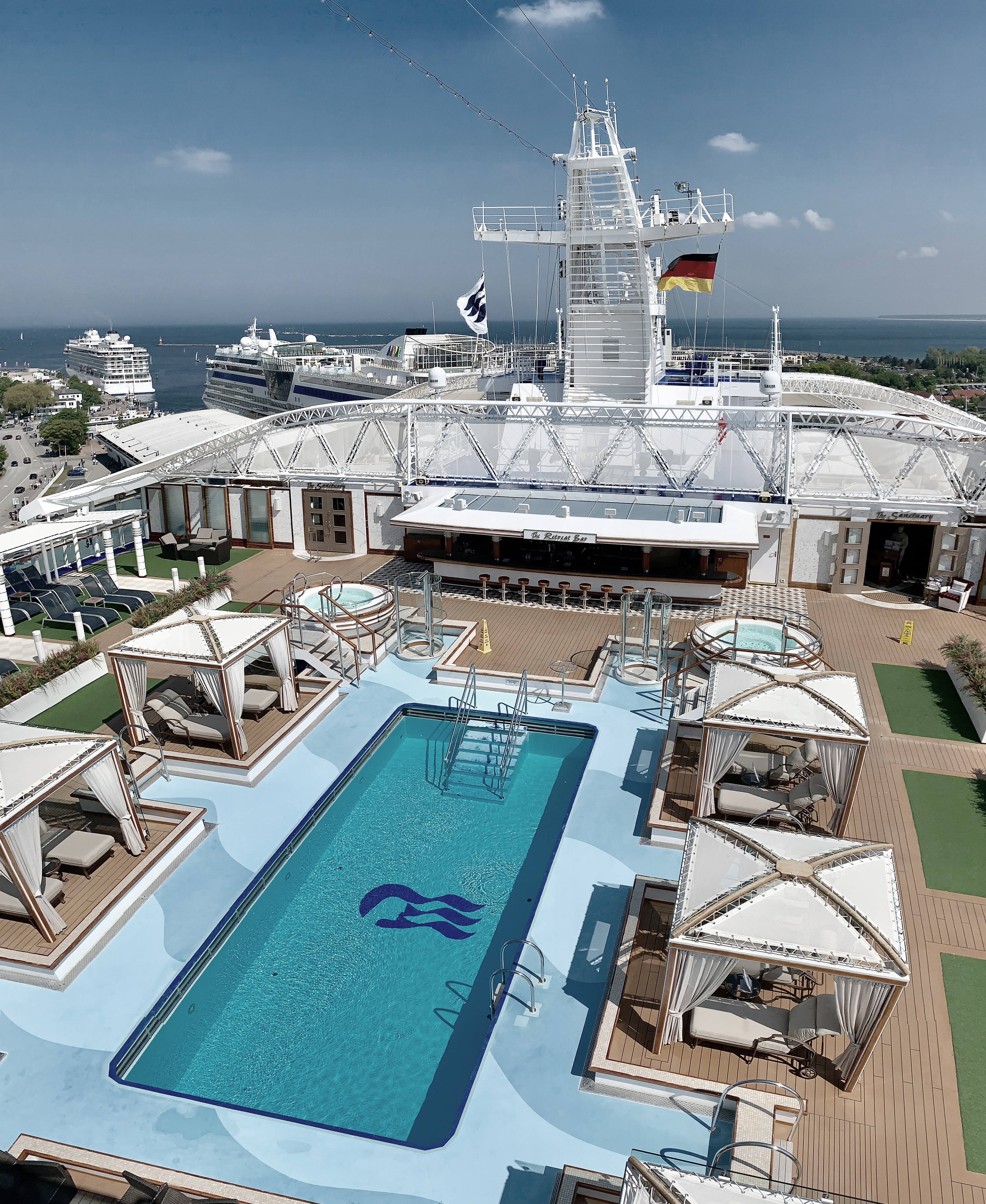 Der Retreat Pool auf der Regal Princess